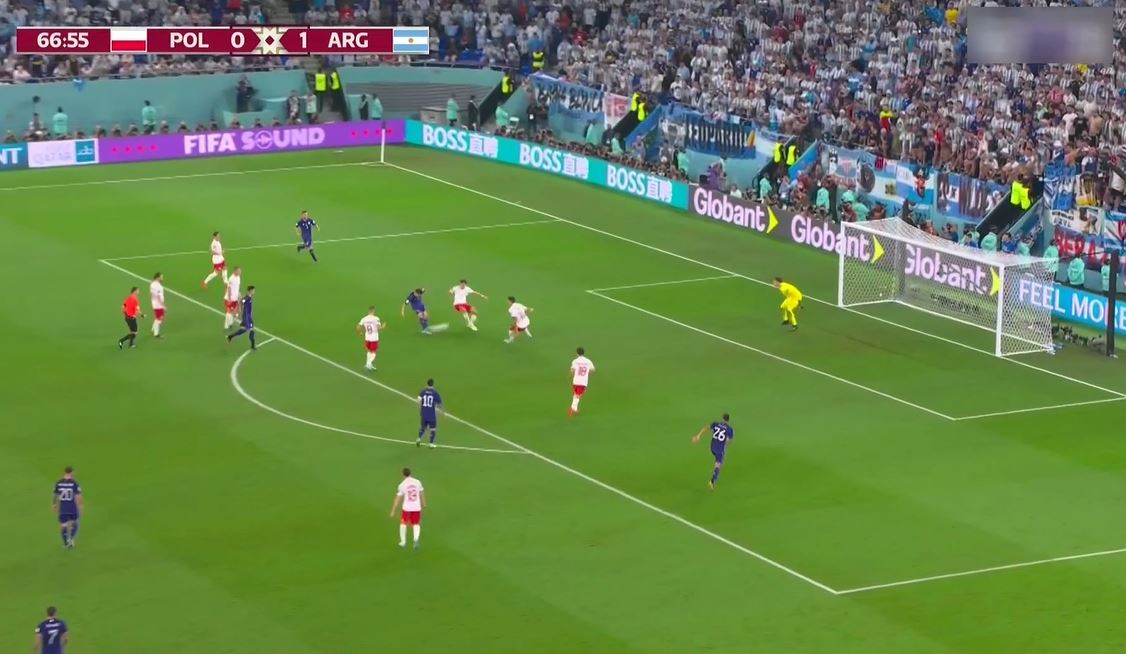 Super-gol nga Alvarez, Argjentina dyfishon epërsinë kundër Polonisë